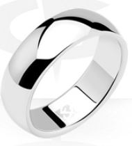 Rounded Silver Ring